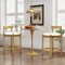 Set of 2 Modern Kitchen Island Bar Stools with Backrest Foam Padding and Anti-Slip Foot Support